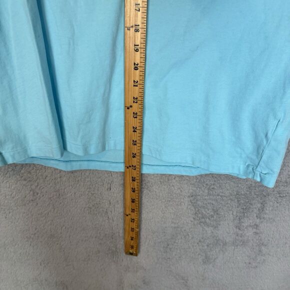S Polo Ralph Lauren Shirt Mens L Blue Short Sleeve‎ Classic Fit Crewneck Tee - Picture 5 of 7
